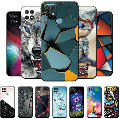 For OPPO A15 Case Bumper For OPPO A15 Protective Case For OPPO A15 Case 6.52 inch Silicone Soft TPU Phone Cover For OPPO A15