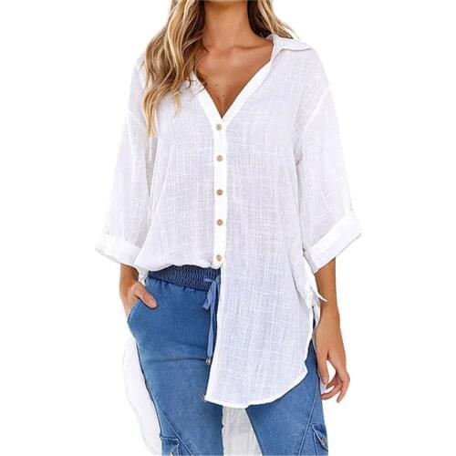 Женские большие рубашки Cooeverly China At AliExpress