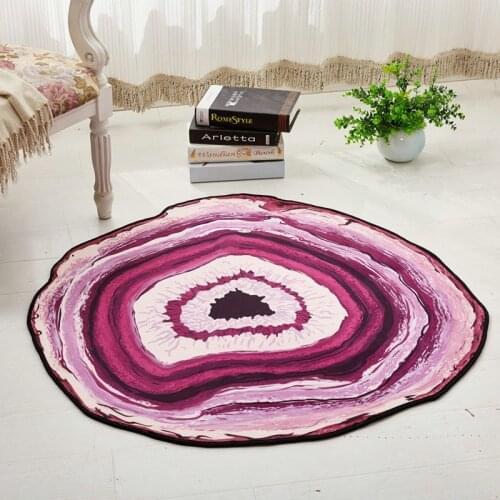 Pastoral Style Tree Rings Wood Carpets For Living Room Rug Bedroom Multi-size Decor Rugs Area Kids Large Crawl Mat/carpet Floor