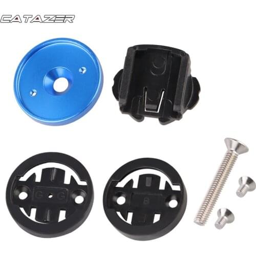 Bike Computer Holder Stopwatch Mount Bracket Stem Top Cap Suitable for Garmin Edge / Bryton Rider / CatEye Bicycle Stopwatch