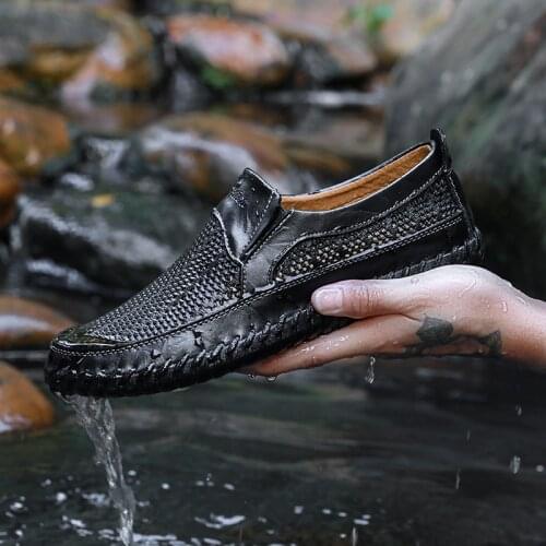 Men Breathable Casual Shoes Mocassin Homme Comfortable Sneakers Shoes Chaussures Pour Hommes Mesh Shoe Big Size 50