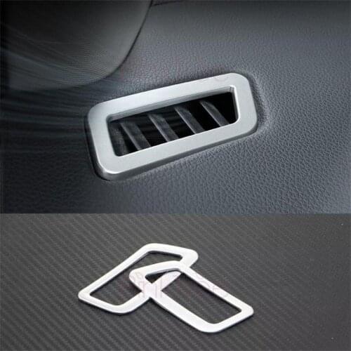 For Nissan Qashqai j11 2014 2015 2016 2017 Chrome Dashboard Air Vent Trim Cover Car Styling Accessory