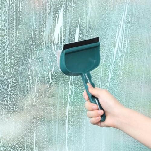 Window Double-sided Cleaning Brush Multifunction car window Floor Bathroom Mirror Glass Wiper Portable Household Washing Tools