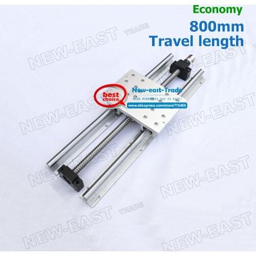 Economy Linear Actuator system Linear Module Table 800mm travel length CNC Guide 1605 Ballscrew Economy Sliding Table