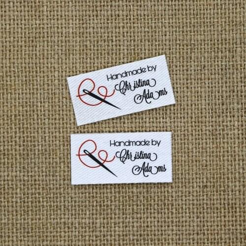 80 piece Custom Ironing Labels, Logo or Text, Personalized Brand , Clothing Labels, handmade, Iron on label(YT223)