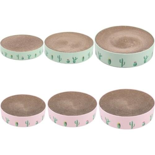 Corrugated Paper Cardboard Cat Catnip Scratcher Board Nail Scraper Mat Kitten Lounge Cats Scratching Pad Rest Bed Toy