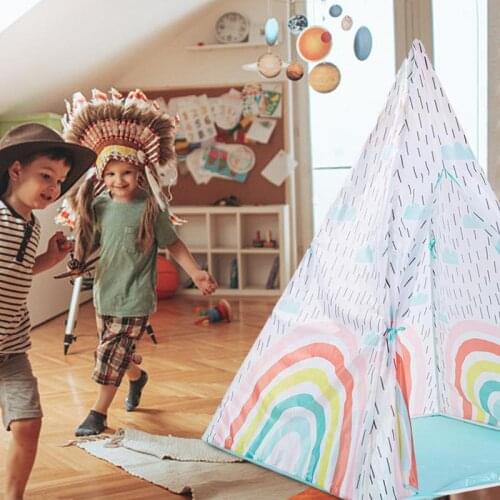 Indian Dream Rainbow Game House Childrens Tent Baby Game Room Ocean Ball Pool Toy House European And American Mosquito Net