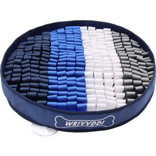 Dogs Slow Feeder Mat Pet Snuffle Leak Food Anti Choking Training Blanket Nose Work Toy Shrinkable Simple Ribbon Felt Oxfor New