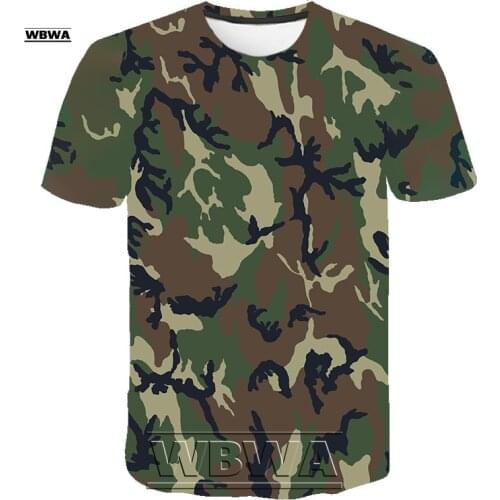 Red gray green camouflage clothing 3d printed T-shirt men and women short-sleeved T-shirt fashion breathable T-shirt size s-6xl