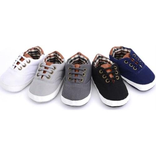 Kids Baby Shoes Newborn Baby Girl Boys Causal Bow Anti-slip Shoes Plaid Patchwork Soft Sole Sneakers Prewalker 0-18M