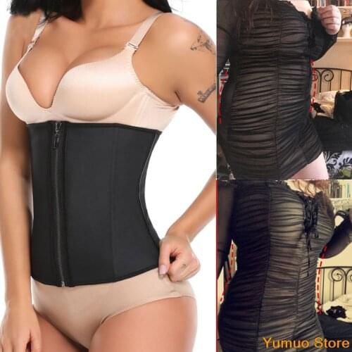 Latex Body Shaper Girdle Waist Trainer Steel Boned Modeling Belt Tummy Control Shapers Slimming ShapewearCincher women shapewear