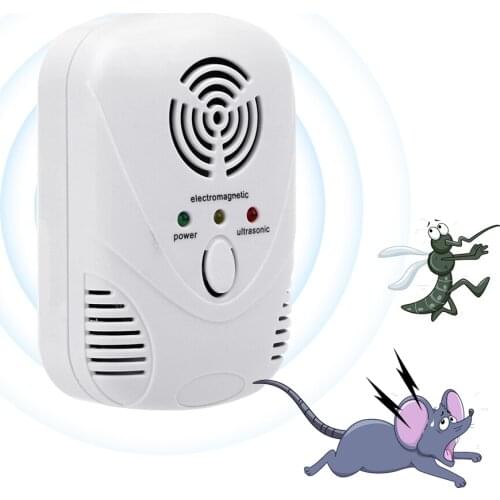 Cockroach Trap 110-240V/5W EU/US Plug Electronic Ultrasonic Pest Control Repeller Mouse Killer