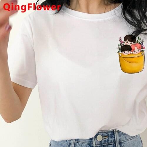 New Album Dynamite Kpop Harajuku T-shirt Women Bangtan Boys Kawaii T Shirt Cute BE Life Goes on Anime Graphic Tshirt Female