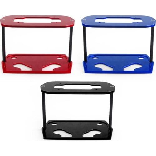 Polished Aluminum Alloy Durable Car Battery Bracket Tray Holder for Optima 34/78 Auto Charging & Starting Systems replacements