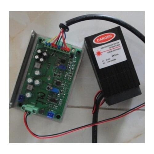 Industrial 4W 450nm blue laser module TTL 12VDC/ laser Engraving 4W blue laser module