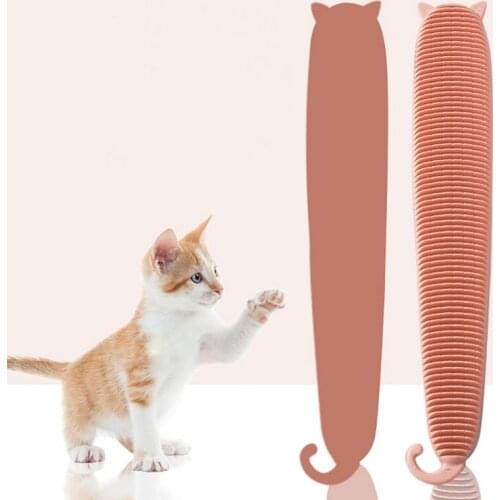 Teaser Cat Interactive Toy Removing Loose Undercoat Cats Grooming Tool Cat Comb ABS Simulated Cat Tongue Brush