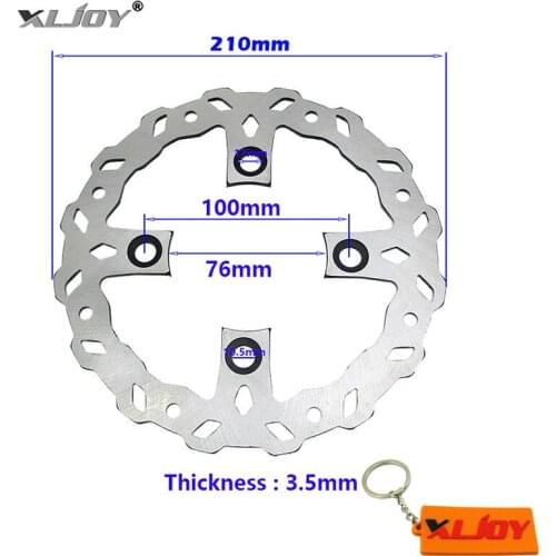 210mm Brake Disc For SDG Wheel 125cc 140cc 150cc 160cc 190cc Pit Dirt Bike Thumpstar Explorer WPB Braaap Atomic DHZ SSR Piranha
