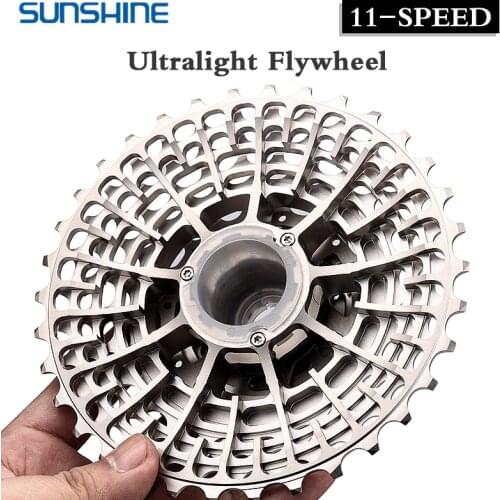 SUNSHINE Ultralight 11 Speed Road Bike Freewheel 12 Speed 28T 32T 34T 36T Bicycle 11V Cassette Flywheel K7 Gravel for Shimano HG
