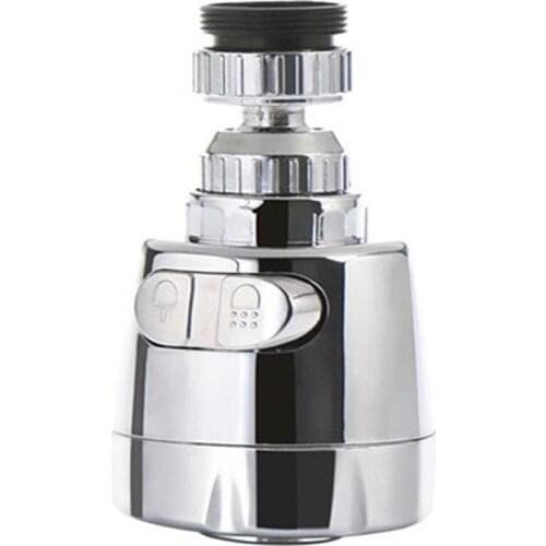 Universal Anti Splash Filter Faucet Spray Head Wash Basin Stainless Steel Splash-Proof Two Modes Nozzle 360 Degree Rotation