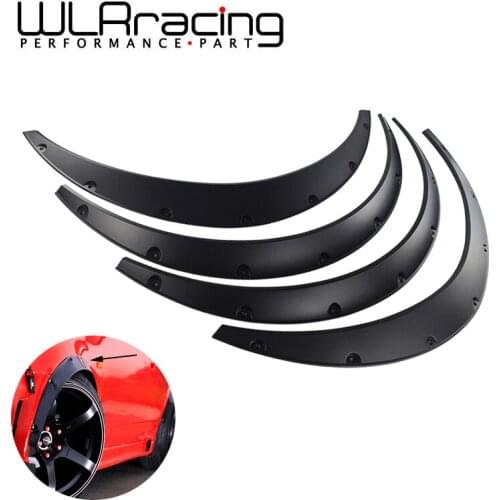 WLR - 4 Pcs Car Fender Flares Arch Wheel Eyebrow Protector/mudguards Sticker Universal WLR-CFF01