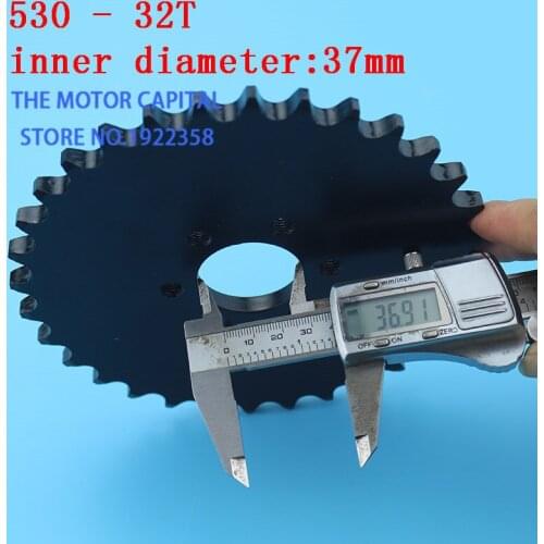 Rear Chain Sprocket 530 32T 37mm 6 hole sprockets fit ATV Quad Pit Dirt Bike Motorcycle Motocross