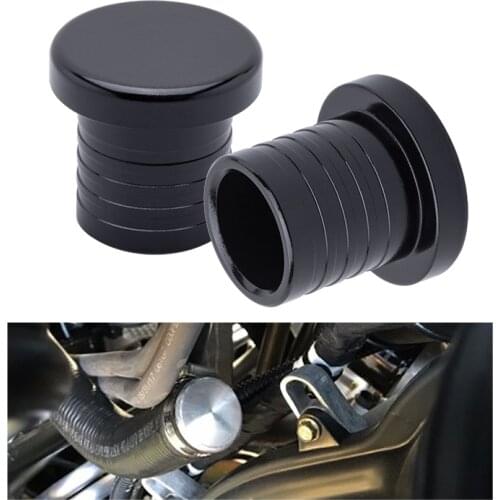 Alloy Aluminium 25/34mm Dump blow off valve Bov Blanking Plug Silicone Hose Blanking Plug