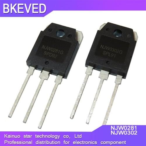 10pcs NJW0281 NJW0302 TO3P (5PCS NJW0281G + 5PCS NJW0302G ) TO-3P audio Pairing tube new original