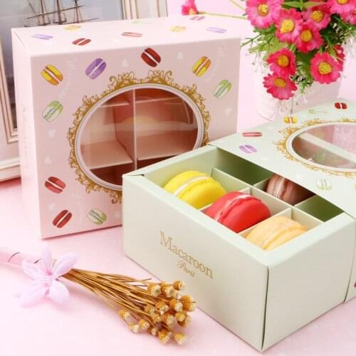 10pcs Clear Window Handmade Soap Gift Box Wedding Favor Gift Candy Box Birthday Baby Shower Dessert Macarons Packaging Boxes