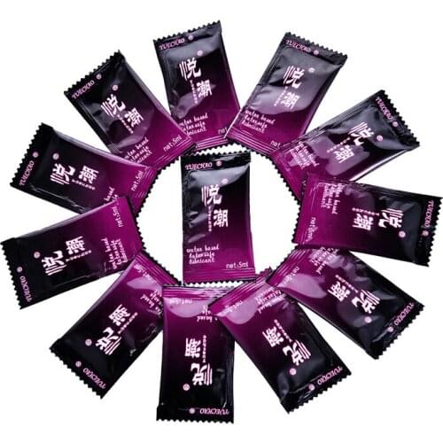 10pcs Water-based Female Vaginal Oil Sex Anal Lubricant Gay Sexual Lubricants 5ml Pouch Travel Portable Lube Silk Touch Love Gel