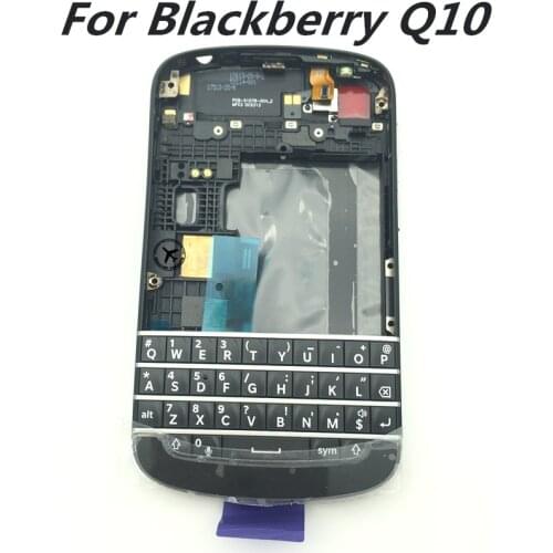 100% Original For Blackberry Q10 N-Series New Full Complete Mobile Phone Housing Cover Case Dev Alpha C With Keyboard Button
