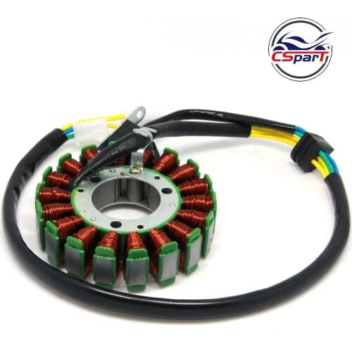 103mm 18 Coils Magneto Stator For Majesty YP250 ROKETA MC-54B Linhai VOG 250 257 260 300 LH170MM AEOLUS BMS 260 Diamo 257