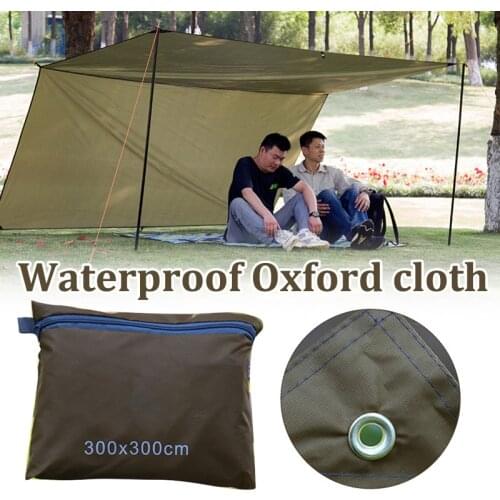 3*3m Outdoor Durable Shade Awning Multifunction Tent Cloth Outdoors Camping Mat Estera De Camping Al Aire Libre