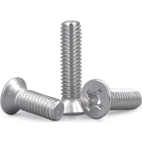 304 stainless steel American countersunk head /flat head Phillips screw/American standard machine screw 2-56 4-40 5-40 6-32 8-32