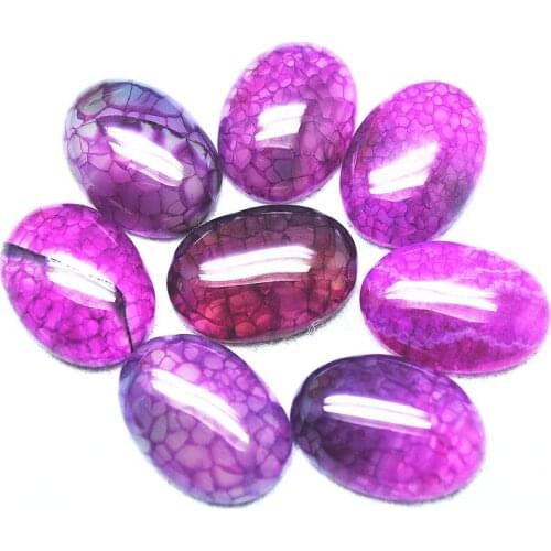 5PCS New Arrival Nature Semi Precious Stone Cabochons 18x25MM Oval Shape Beads Accessories Wholesale Price Faster Free Shipping