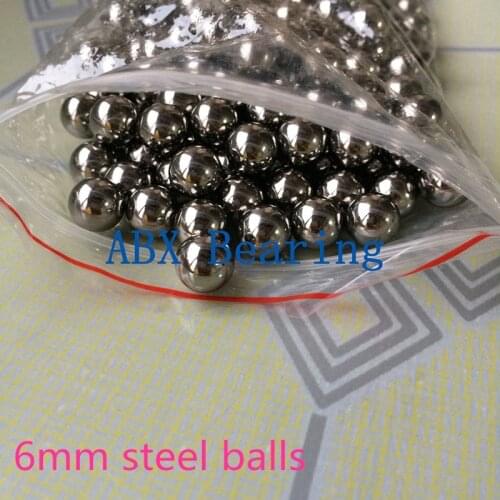 ABXG 50pcs/lot 6mm 6 chrome steel balls high precise G10 level