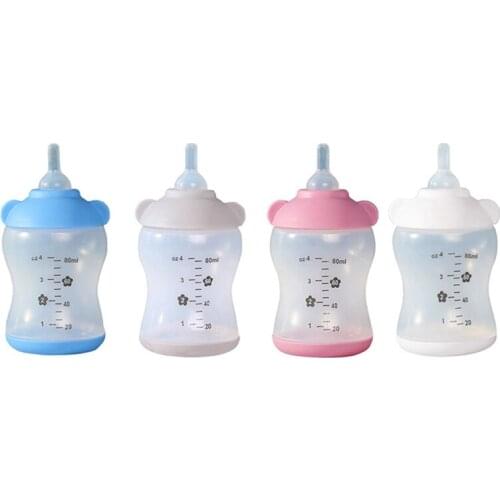 100 ml Puppy Kitten Feeding Bottle Kit Safety Silicone Baby Pet Nursing Water Milk Feeder With Replacement Nipple Cleaning Brush