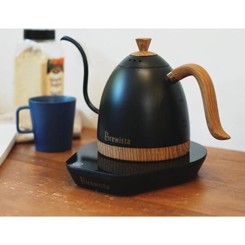 0.6L Brewista Artisan Variable Temperature Digital Kettle 220V AU/UK plug smart Gooseneck Kettle pourover hand brewed coffee pot
