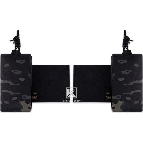 KRYDEX Radio Storage Pouch For MK3 MK4 JPC LBX Micro Fight Tactical Chassis Expander Accessories Pouch Multicam Black