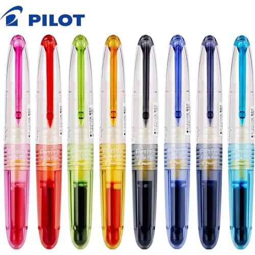 Pilot Colored Calligraphy Pen Brush Pens Stationery School Supplies Refillable Ink Pen Student Calligraphy Writing Pen SPN-15KK