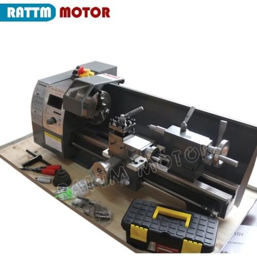 【EU Delivery】CD 210V 750W Mini Lathe Machine For Metal / woodworking DIY Strong Power Precision