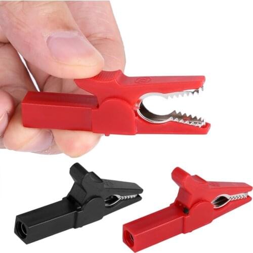 Crocodile Clip Full Insulated Alligator Clips 55mm Test Clip Car Vehicle Battery Cable Wire Clamp
