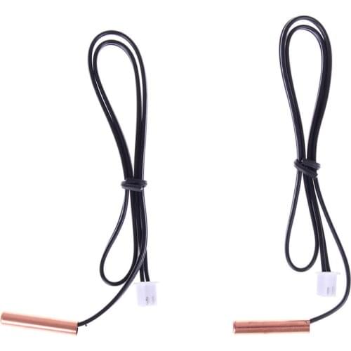 2Pcs 30cm Mini Thermometer Thermostat Indoor Convenient Temperature Sensor Humidity Meter Gauge Instruments Probe Wire Cable