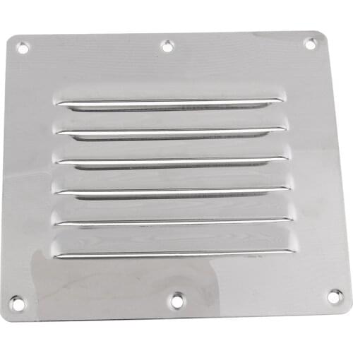 Marine Boat Stainless Steel Hardware Air Vent Grill Cover Ventilation Louver 5 x 4.5 Inch (127 x 114mm)