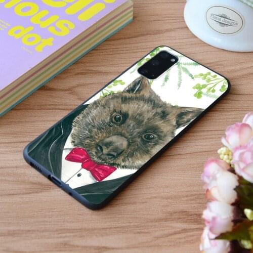 For Samsung Willy Wombat Print Soft Silicone Matt Case TPU Cover Galaxy S Note M and Galaxy A