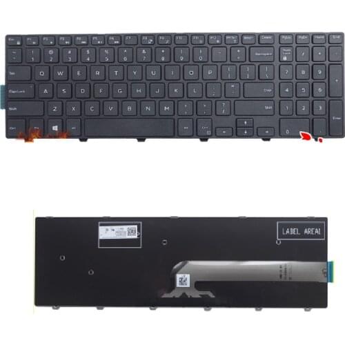 SSEA New US Keyboard For Dell Inspiron 15 3552 5551 5555 5558 17 5748 5755 5758 Laptop black Keyboard KPP2C 0KPP2C