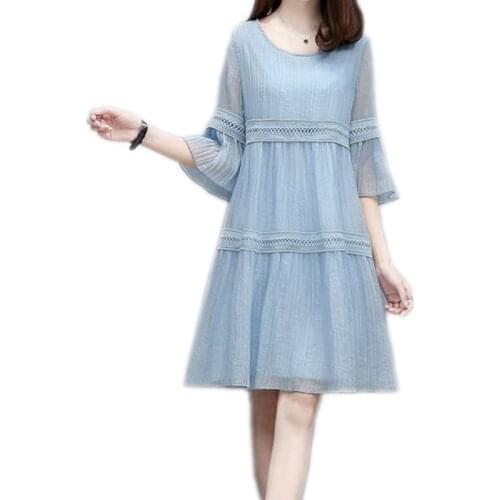 Maternity Dresses 2020 Pregnancy Clothes for Women Dress Fashion Chiffon Loose Pregnant Woman Dress Plus Size Maternity Clothes