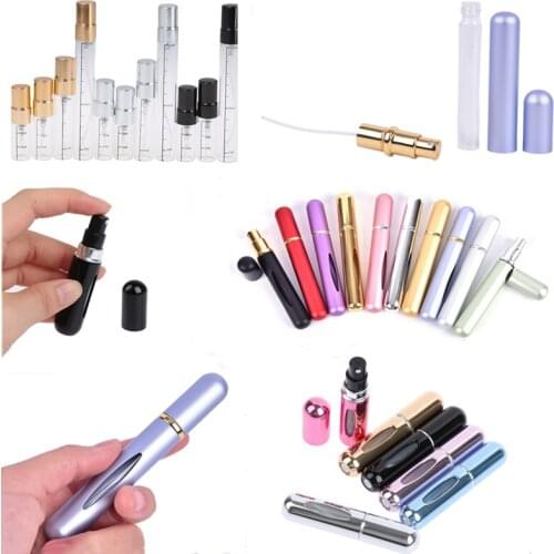1PC 3ML 5ML 10ML Portable Refillable Perfume Spray Bottle Marbling Makeup Water Bottle Empty Container Travel Bottle Tool