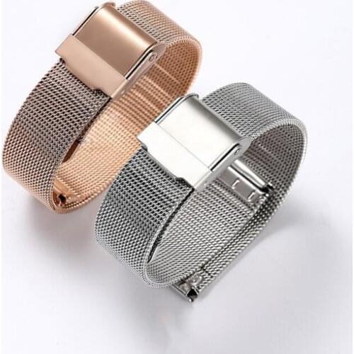 Stainless Steel Replacement Strap For Huami Amazfit GTR 42MM GTS 2 Mini 2e BIP S U Lite Pop Pro Milanese Metal Wrist WatchBand