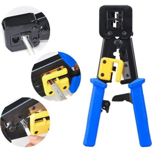 RJ45 Crimper Hand Network Tools Pliers RJ12 cat5 cat6 8p8c Cable Stripper Pressing Clamp Tongs Clip Multi Function