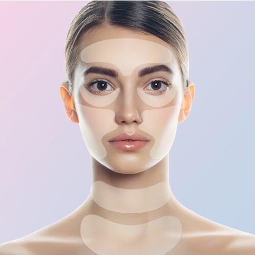 Anti Wrinkle Silicone Pads Reusable Face Neck Wrinkles Removal Sticker Forehead Neck Eye Sticker Skin Chest Lifting Care Patch